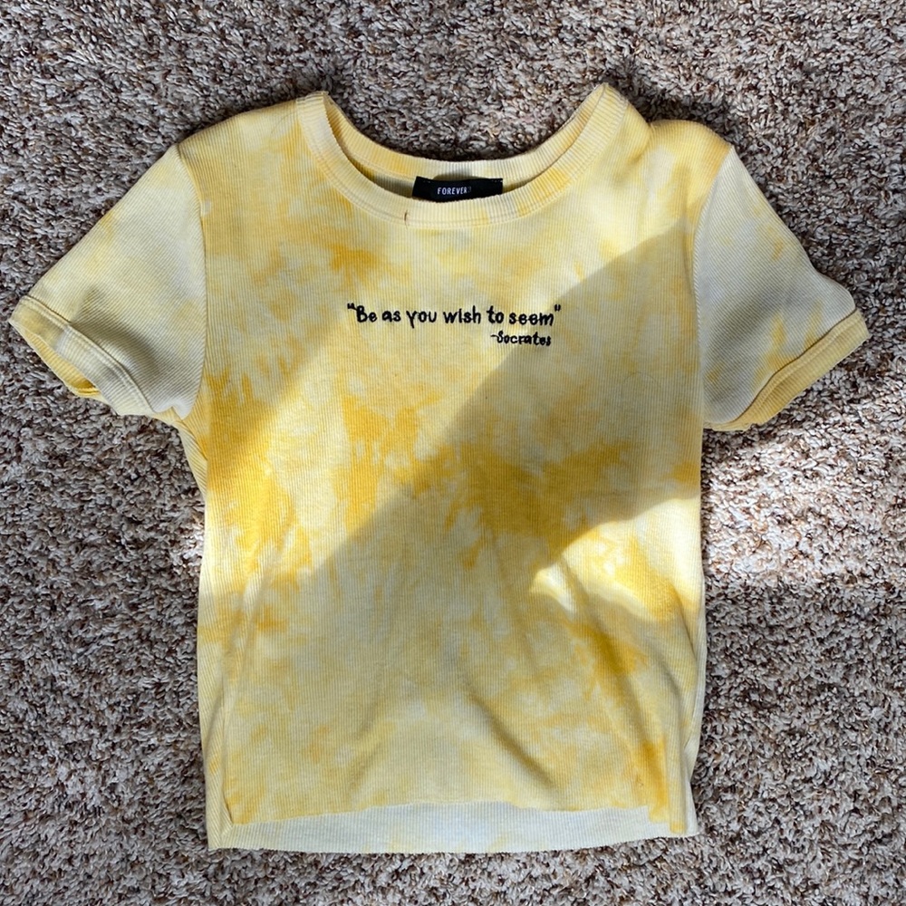 Summer yellow top